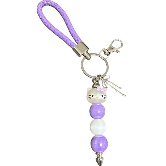Purple Hello Kitty Charm, wristlet or key chain all in one! Brand New. - Picture 1 of 6